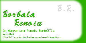 borbala renoiu business card